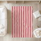 Wavy Stripes Pink and Red - Rug, Carpet, kids decor, Children's Room Decor, Kids Rug, Kids Carpet