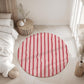 Wavy Stripes Pink and Red - Rug, Carpet, kids decor, Children's Room Decor, Kids Rug, Kids Carpet