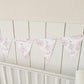BUNTING - Toile De Jouy BALLERINA -Pink, Cardstock (300gsm card NOT fabric) Nursery Wall Prints, Bedroom Bunting, Nursery Bunting, Play Room
